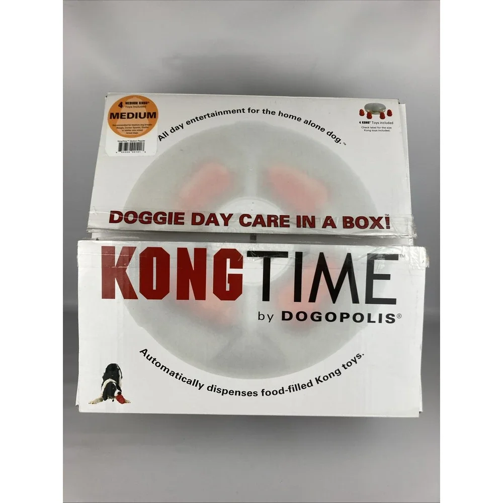 Kong Time Dogopolis Automatic Dog Toy Dispenser Only NEW **NO TOYS INCLUDED**